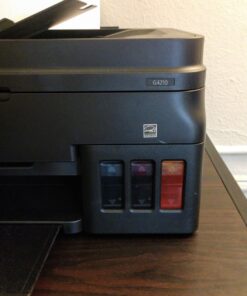 Canon PIXMA G4210 Wireless All-In-One Supertank (Megatank) Printer, Copier, Scan, Fax and ADF with Mobile Printing, Black, One Size (2316C002) 31 81u6kEJP PL