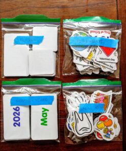 Learning Resources Calendar & Weather Pocket Chart - Classroom Calendar, Calendar and Weather Chart for Classroom, Teacher and Back to School Supplies 49 81u8sC2ntfL 1