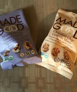 MadeGood Granola Minis Club Pack (20 ct, 0.85 oz. each); 10 Bags Chocolate Chip and 10 Bags Mixed Berry Granola Minis; Vegan, Gluten-Free, Allergy-Friendly, Organic, Non-GMO Snacks 17 81u9GEft8SL