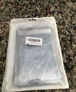 Passport ID Badge Holders 12 Pack Safe Flight Retail Bundle - Transparent - Extra Large 6x4" - Also for Cash, Credit Card, Plane Ticket, Receipts, etc. - Can be connected to a Lanyard, Chain, Clip 23 81uAeLMutL