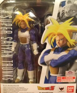 TAMASHII NATIONS Bandai Super Saiyan Trunks (Cell Saga Version) Dragon Ball Z Action Figure 59 81uApCDR53L