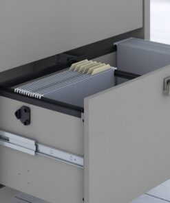 Bush Furniture Salinas Home Office Furniture Set, 55W, Cape Cod Gray 9 81uBHrHN3L