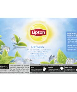 Lipton Southernn Sweet Iced Tea K-Cups, 10 Pods (Pack of 6) Iced Sweet Tea 10 Count (Pack of 6) 11 81uBcDkX3rL