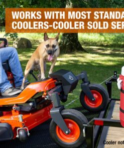 Buyers Products Steel Water Beverage Cooler Truck, Cart, UTV, Mower or Landscape Trailer Mount Rack Holder, LT25, 25 Gallon, Black 21 81uBtqVa3DL