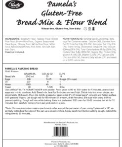 Pamela's Gluten Free Bread Mix, Multi-Purpose, Dairy Free, Whole Grain, Foodservice Size, 25-Pound Bag (Pack of 1) 25 Pound (Pack of 1) 16 81uCB3oQKdL