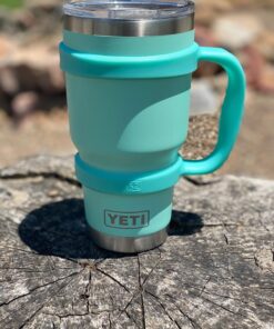 F-32 Handle - 19 COLORS - 40Oz, 30oz or 20oz size available - Compatible with 30 oz YETI and 30 oz. OZARK TRAIL Tumbler Travel Mug (30OZ, SEAFOAM BLUE) 30ozSeafoam Blue 30.0 Fluid Ounces 37 81uDfEgnAL