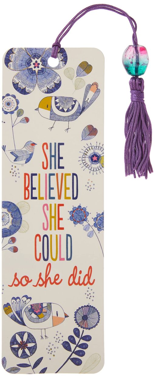 She Believed She Could Beaded Bookmark Bookmark, June 20, 2016