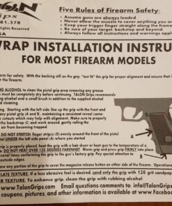 TALON Grips for Glock 19, 23, 25, 32, 38 Gen 3, 2, or 1 Rubber-Black 69 81uFEKYm67L