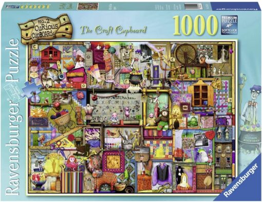 Ravensburger The Craft Cupboard Puzzle 1000 Piece Jigsaw Puzzle for Adults – Every piece is unique, Softclick technology Means Pieces Fit Together Perfectly