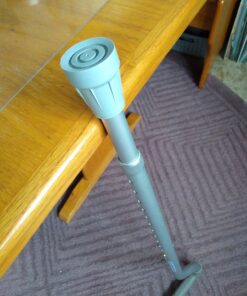 NOVA Medical Products Extra Tall Walking Cane (up to 6’8” User Height), Offset Handle with Reflector, Silver 6 81uHGh53u5L