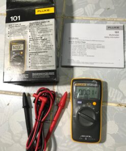 Fluke 101 Basic Digital Multimeter Pocket Portable Meter Equipment Industrial (Original Version) 65 81uHZaYGAsL