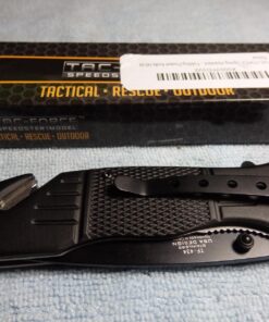 TAC Force Spring Assisted Opening Tactical Rescue Folding Knife Pocket (Black) 52 81uI0K3IUVL