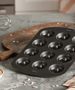 Wilton Small Donut Pan 12-Cavity, Steel 12-Cavity Mini 24 81uIo5xKgxL