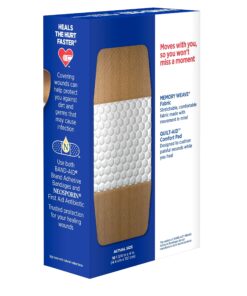 JOHNSON & JOHNSON 5685 Flexible Fabric Extra Large Adhesive Bandages, 1 1/4-Inch x 4-Inch , 10/Box 21 81uIx37EBJL