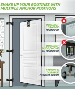 EverStretch Leg Stretcher PRO: Premium Over The Door Flexibility Trainer | Professional Stretching Equipment for Ballet, Dance, Martial Arts, Cheerleading & Gymnastics | Portable Split Machine 32 81uJC53GdlL