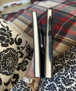 Huhuhero Lined Notebook Journal, 120Gsm Thick Paper Journals for Writing, 5 Pack Hardcover Leather Notebooks for Men Women, Daily Journal for Work Business Note Taking, Office School Supplies 5"×8.25" Black 26 81uK4xEH4KL