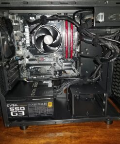 Thermaltake Versa H15 SPCC Micro ATX Mini Tower Computer Chassis CA-1D4-00S1NN-00, Black Computer Case 95 81uKn QcvL