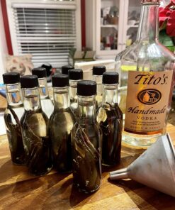 nicebottles Clear Glass Woozy Bottles with Shrink Capsules, 5 Oz, Case of 12 5 Oz with Screw Caps & Shrink Capsules - Pack 12 31 81uL Kne1L