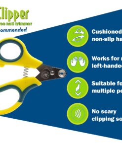 Zen Clipper Pet Nail Clipper for Cats – Cat Nail Clipper for Safer Cat Grooming and Nail Care - Clean, Quiet, and Easy-to-Use Stainless Steel Cat Claw Trimmer - (2.5mm Hole) Small - 2.5mm hole 25 81uL6kcUFL