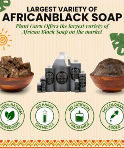 African Black Soap Paste 3.5 lbs. Bulk - 100% Raw Pure Natural From Ghana. Acne Treatment, Aids Against Eczema & Psoriasis, Dry Skin, Scars and Dark Spots. Great For Pimples, Blackhead. Unscented 3.5 Pound (Pack of 1) 17 81uLVpYXEOL 3