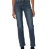 Signature by Levi Strauss & Co. Gold Women's Curvy Totally Shaping Straight Jeans (Available in Plus Size) 26 Medium Awaken (New)-waterless