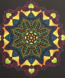 Glowing Mandalas: Coloring Book for Adults Paperback 68 81uM0oNKDJL