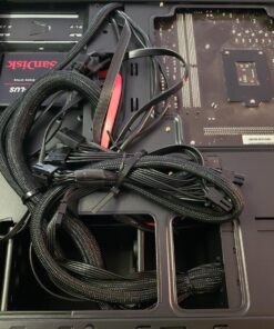 Thermaltake Versa H15 SPCC Micro ATX Mini Tower Computer Chassis CA-1D4-00S1NN-00, Black Computer Case 77 81uN62fs9AL