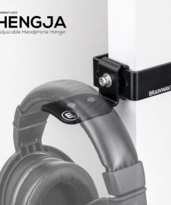 BRAINWAVZ Hengja - The Desk Headphone Stand Hanger Mount, All Metal, Rotatable Mount, PC & Gaming Headset Holder 56 81uOw SnkWL