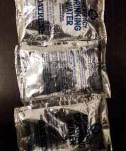 Datrex Emergency Survival Water Pouch (Pack of 66), 125 Milliliter 1 Pack 12 81uPSLFlJPL