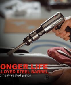 Ingersoll Rand 114GQC Air Hammer - 3 PC Chisel Set with Tapered Punch, Panel Cutter, Flat Chisel, 2-5/8 Inch stroke, 3500 BPM, Lightweight, Compact, Gray 24 81uPg32wzrL