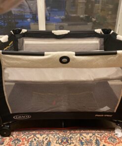 Graco Pack 'n Play Day2Dream Travel Bassinet Playard Features Portable Bassinet Diaper Changer and More (Lo, Lo, W/Fold Flat Bassinet) 41 81uPje8wxLL