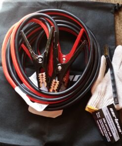 CARTMAN 4 Gauge 20 Feet Jumper Cables Automotive Booster Cables with Carry Bag for Car SUV and Pickup Trucks 20-Feet (4-Gauge) 49 81uTuc4n0jL