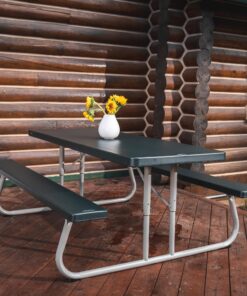 Lifetime 22123 Folding Picnic Table, 6 Feet, Hunter Green 28 81uXT6i9rlL