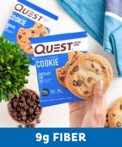 Quest Nutrition Chocolate Chip Protein Cookie; Keto Friendly; High Protein; Low Carb; 12 Count 27 81uZqKlHHCL