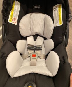 Chicco Bravo 3-in-1 Trio Travel System, Quick-Fold Stroller with KeyFit 30 Infant Car Seat and base | Camden/Black 49 81ua8uiBhvL