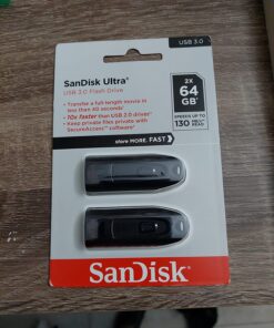 SanDisk 64GB 2-Pack Ultra USB 3.0 Flash Drive (2x64GB) - SDCZ48-064G-GAM462, Black 64GB (2-Pack) 25 81ubLUcB YL