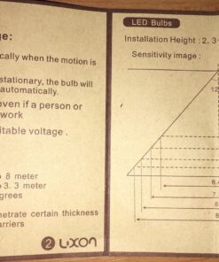 LUXON 5W A19 Radar Detector Dusk to Dawn 50W Equivalent Smart Led Lamp Lighting Indoor Outdoor Motion Sensor Bulb Auto On/Off E26 Base Soft White 2700K 1 2700k Warm White 39 81ugNJY7 RL