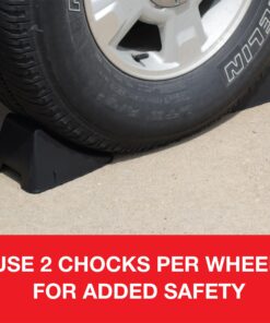 Hopkins FloTool 11930MI Heavy Duty Wheel Chock, (Pack of 2) 23 81ughNBdoSL