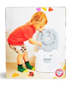 Munchkin® Arm & Hammer Multi-Stage 3-in-1 Potty Seat, (Potty Chair, Trainer Ring and Step Stool), Grey 32 81uiQzJJgtL