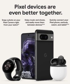 Google Pixel 8 - Unlocked Android Smartphone with Advanced Pixel Camera, 24-Hour Battery, and Powerful Security - Obsidian - 128 GB Phone Only 22 81uiS4T2wdL