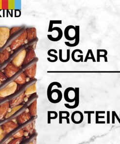 KIND Bars, Dark Chocolate Nuts and Sea Salt, Healthy Snacks, Gluten Free, Low Sugar, 6g Protein, 12 Count 14 Ounce (Pack of 12) 28 81ujIrIVTL