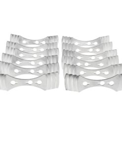 Pack of 12pcs Metal Candle Wick Centering Devices - Kare & Kind® Retail Packaging (Wick Centering Device, Silver) wick centering device 17 81ujRW4AixL