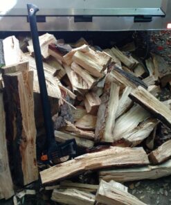 Fiskars X27 Super Splitting Axe - Wood Splitter for Medium to Large Size Logs with 36" FiberComp Handle - Black Splitting Axe (36 In) 21 81uk7b789L