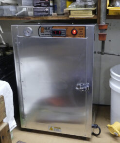 HeatMax 16x16x24 SMALL Hot Box Food Warmer-- The Original and the best -- with an Interior usable shelf space of 13 x 15.5 inch. For HALF SIZE disposable pans, BBQ, Pizza, any hot food 19 81uk8f6RM8L