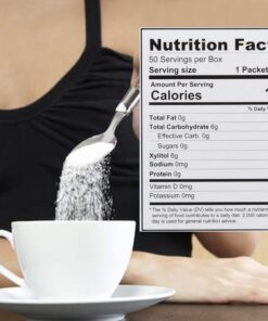 Health Garden Birch Xylitol Sweetener - Non GMO - Kosher - Made in the U.S.A. - Keto Friendly, 50 Count (Pack of 1) 50 Count (Pack of 1) 11 81ukLbhNLL