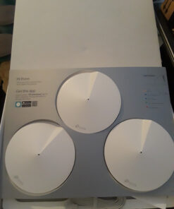 TP-Link Deco Mesh WiFi System(Deco M5) –Up to 5,500 sq. ft. Whole Home Coverage and 100+ Devices,WiFi Router/Extender Replacement, Anitivirus, 3-pack 3-5 Bedrooms, 3-pack 68 81unalNeRWL