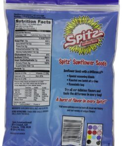 Spitz Sunflower Seeds Variety Bundle, 6 oz (Pack of 5) includes 1 Bag Each of Salted, Cracked Pepper, Smoky BBQ, Dill Pickle and Chili Lime (30oz total) 8 81upJiQyi0L