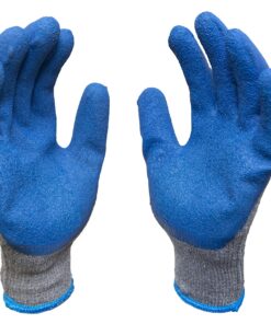 G & F Products - 3100L-DZ-Parent 12 Pairs Large Rubber Latex Double Coated Work Gloves for Construction, gardening gloves, heavy duty Cotton Blend Blue Large (Pack of 12) General Purpose 35 81upsmIYeAL 1