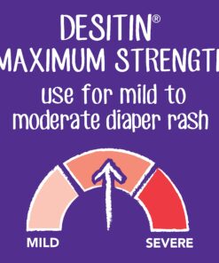 Desitin Maximum Strength Baby Diaper Rash Cream with 40% Zinc Oxide for Treatment, Relief & Prevention, Hypoallergenic, Phthalate- & Paraben-Free Paste, 16 oz 1 Pound (Pack of 1) 25 81urODW6Y3L 3