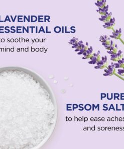 Dr Teal's Epsom Salt Soaking Solution, Soothe & Sleep, Lavender, 3lbs (Packaging May Vary) 3 Pound (Pack of 1) White 20 81urraG0BLL
